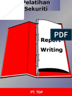 Report Writing For Security