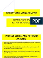 Operations Management: Chapter:Pert & CPM By:-Prof. B.R.Narielwala