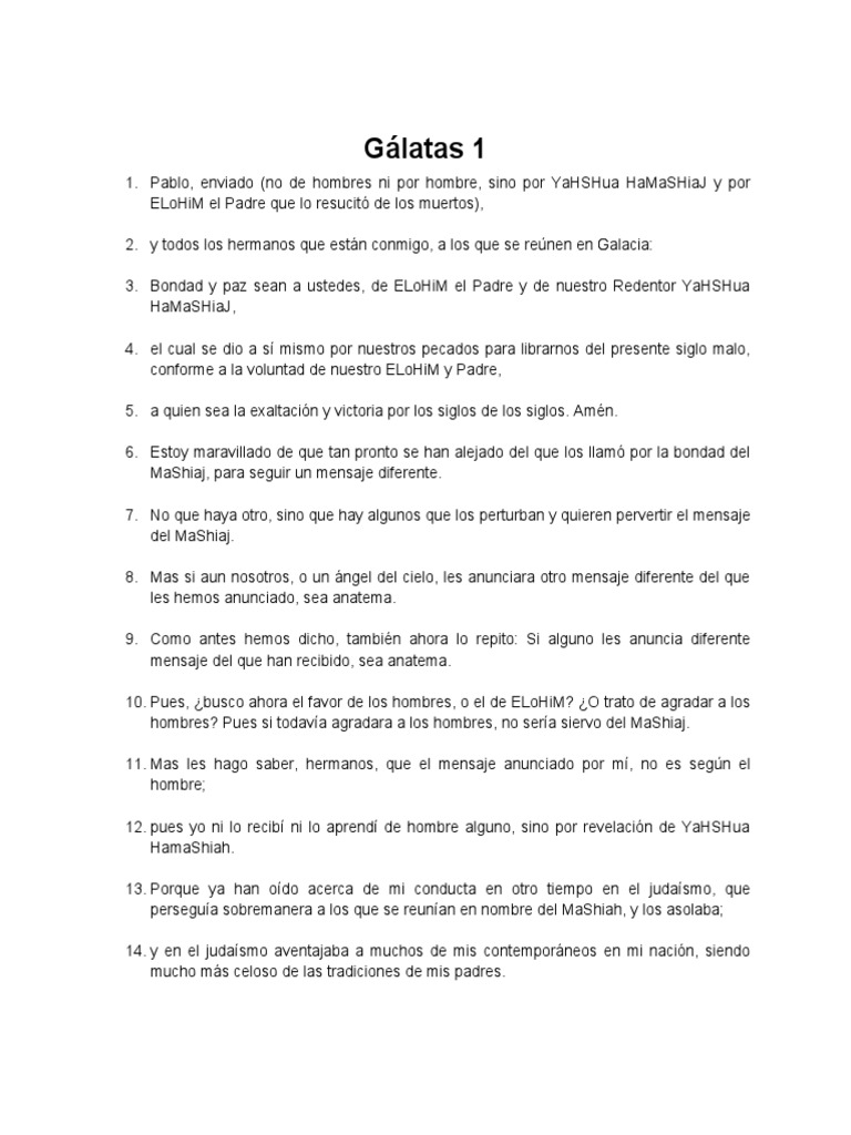 Gálatas Lenguaje Sencillo PDF Bernabé Esclavitud