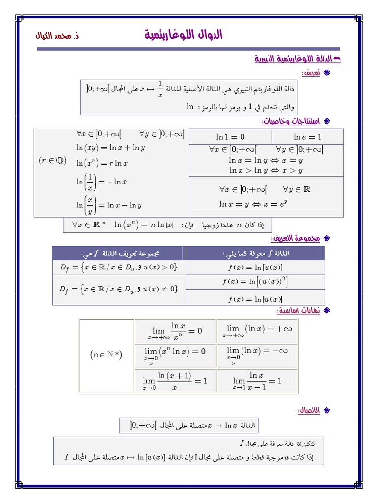 Advanced Logarithmic Concepts | PDF
