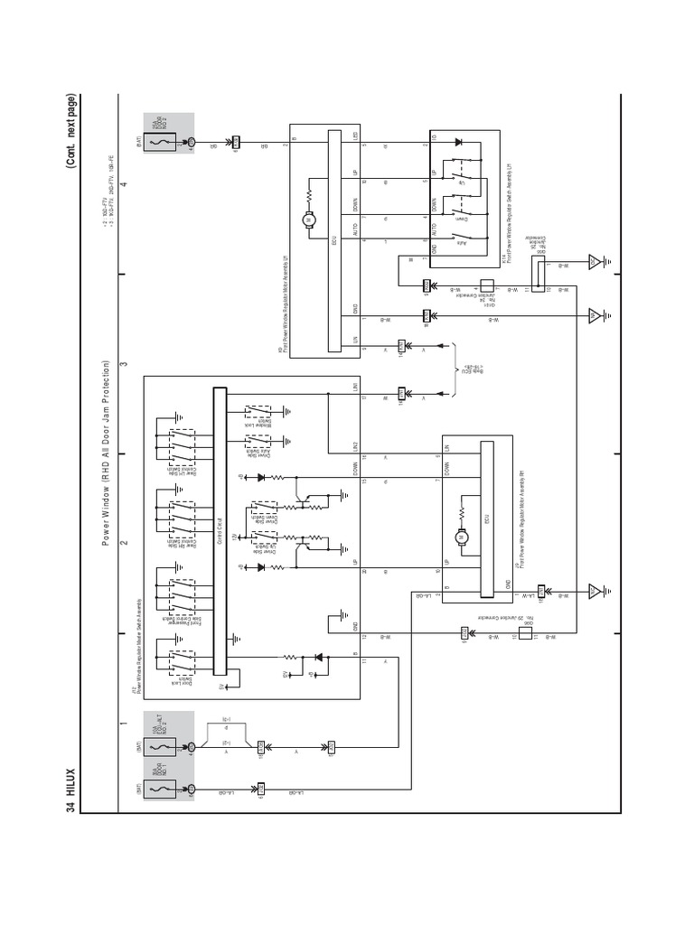 Toyota Hilux 2018 Overall EWD Vehicle Exterior Power Window (RHD All