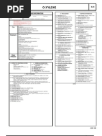 O-Xylene: Cautionary Response Information