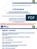 ILCD Handbook Shortcourse SETAC2011