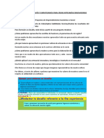 FORMULAMOS EL DESAFÍO Y EMPATIZAMOS PARA CREAR ARTESANÍAS INNOVADORAS Tarea