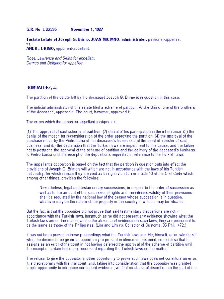 Cases in Succession PDF Will And Testament Intestacy