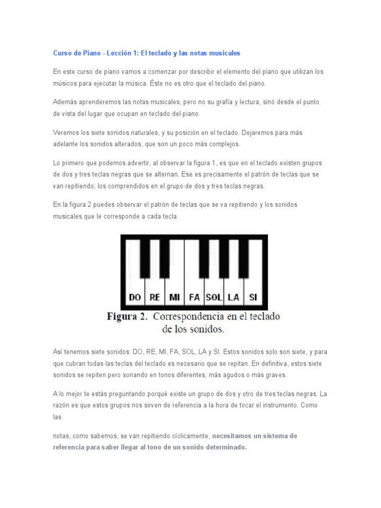 Curso Píano | PDF | Clave | Ritmo