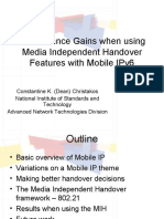 Performance Gains When Using Media Independent Handover Features With Mobile Ipv6