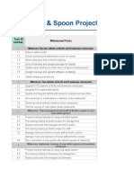 Activity Template - Project Plan