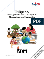 Filipino6 - Q1 - Mod8 - Magagalang Na Pananalita - v.2