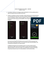 Resultados de Pruebas App Ecobox