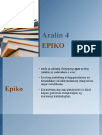 Aralin 4 - Epiko