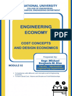 MODULE 02 - Engineering Economy - Cost Concept and Design Economics
