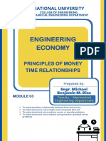 MODULE 03 - Engineering Economy - Principles of Money-Time Relationships
