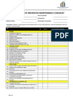 Mobile Pumpcrete Preventive Maintenance 3 Checklist: Carwill Construction Inc