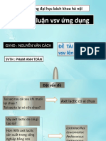 Tiểu luận vsv ứng dụng