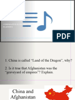 China and Afghanista N: Comparative Economic Planning