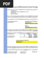 Borrowing Cost Sample Problems