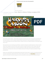 Panduan Harvest Moon - Back To Nature Paling Lengkap 2019
