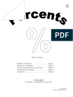 10 Math 550 Percents Packet