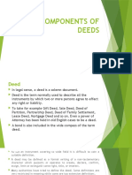 Basic Components of Deeds - 22