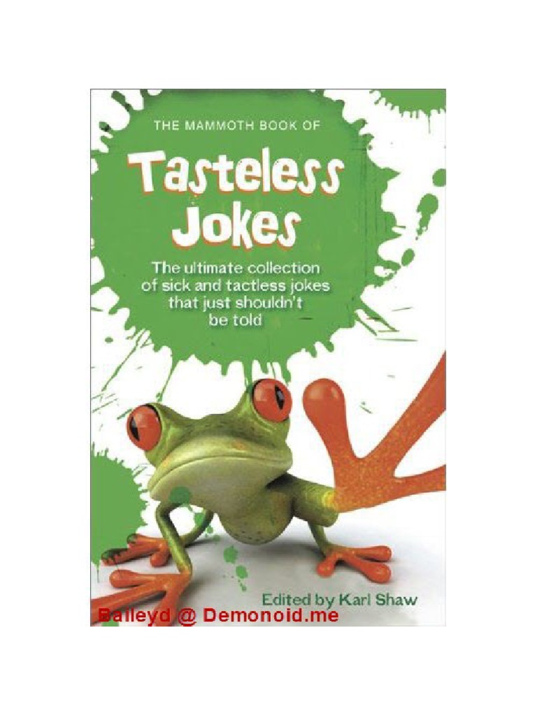 The Mammoth Book of Tasteless Jokes PDF Adam Books