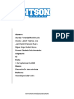 Cuadro Comparativo de Planeación de Mercadotecnia