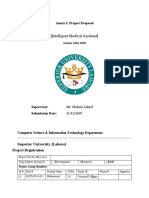 Intelligent Medical Assistant Project Proposal