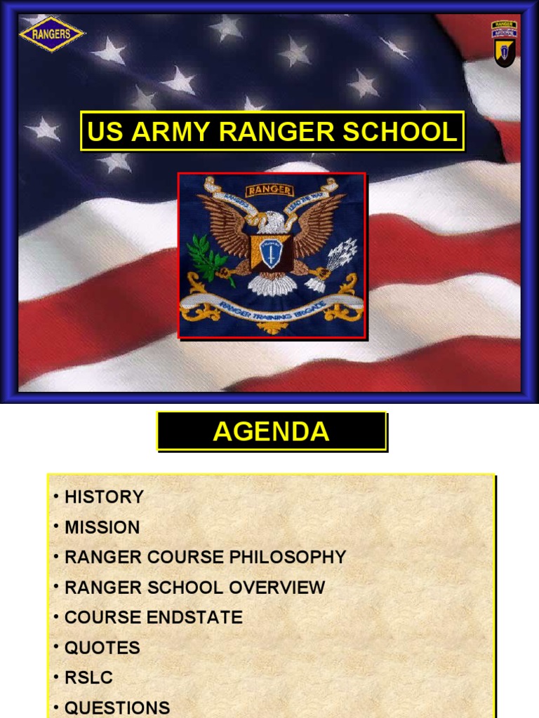 Ranger School Brief | PDF | Military Science | Military Organization