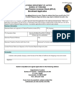 California Firearms Licensee Check (CFLC) Enrollment Application