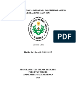 Uts - Penulisan Karya Ilmiah - Pentingnya Menguasai Bahasa Inggris Dalam Era Globalisasi Masa Kini