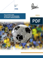 India: Pillai/ Fifa /cies Executive Programme in Sports Management