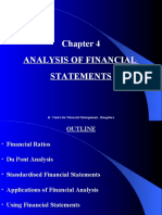 Analysis of Financial Statements: Centre For Financial Management, Bangalore