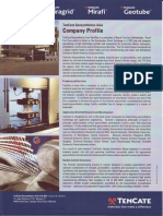 Tencate Company Profile & Geotextile Polyfelt TS20