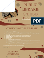 Public Libraries Thesis Defense by Slidesgo