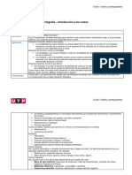 Concepto y Clasificación de Los Costos