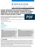 Furlan Et Al 2017 Analise de Producao de Artigos Sobre Gestao Ambiental