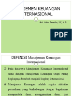Materi 7 - Manajemen Keuangan Internasional