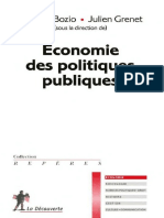 Économie Des Politiques Publiques by Antoine BOZIO, Julien GRENET