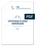 Hypothèque et saisie immobilière