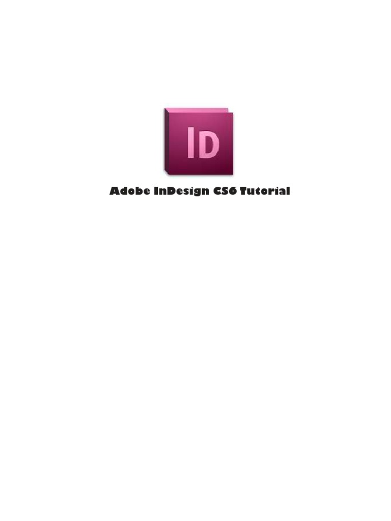 Adobe InDesign CS6 Comprehensive Guide | PDF | Portable Document Format ...