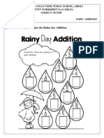 Q1) Add Vertically and Enjoy The Rainy Day Addition