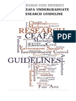 Ceafa Research Guidelines v3