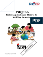 Filipino8 - Q2 - Mod8 - Maikling Kuwento