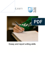 Essay and Report Writing Skills