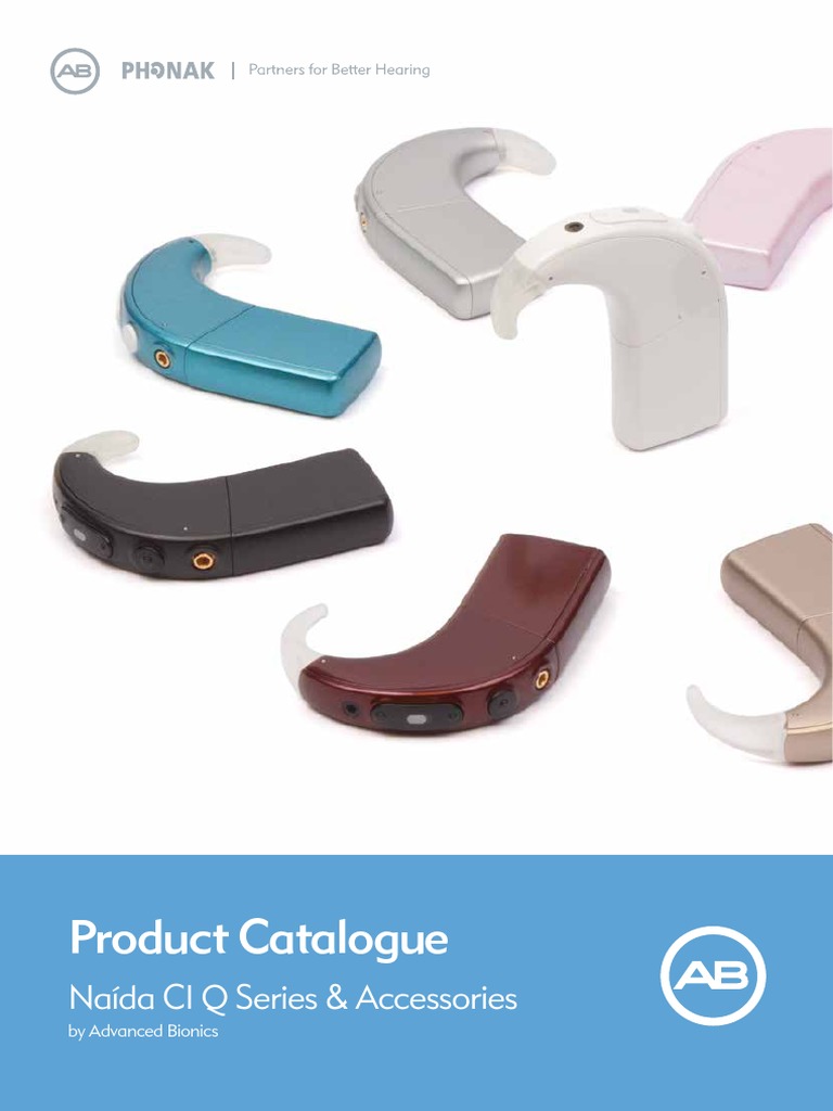 Product Catalogue: Naída CI Q Series & Accessories | PDF | Computing ...