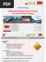 Training Proposal Defensive & Safety Driving For Truck Driver PT. Jaya Express Transindo