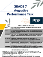 Grade 7 Integrative Performance Task