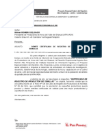 Certificado de registro de productor de semillas entregado a asociación de arroceros