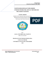 Aplikasi Sistem Rekomendasi Topik Skripsi Program Studi Teknik Informatika Dengan Metode Self Organizing Map (Som)