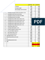 No Book Name Unit Price Qty Total Cost